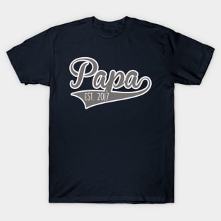 New Papa Established 2017 T-Shirt